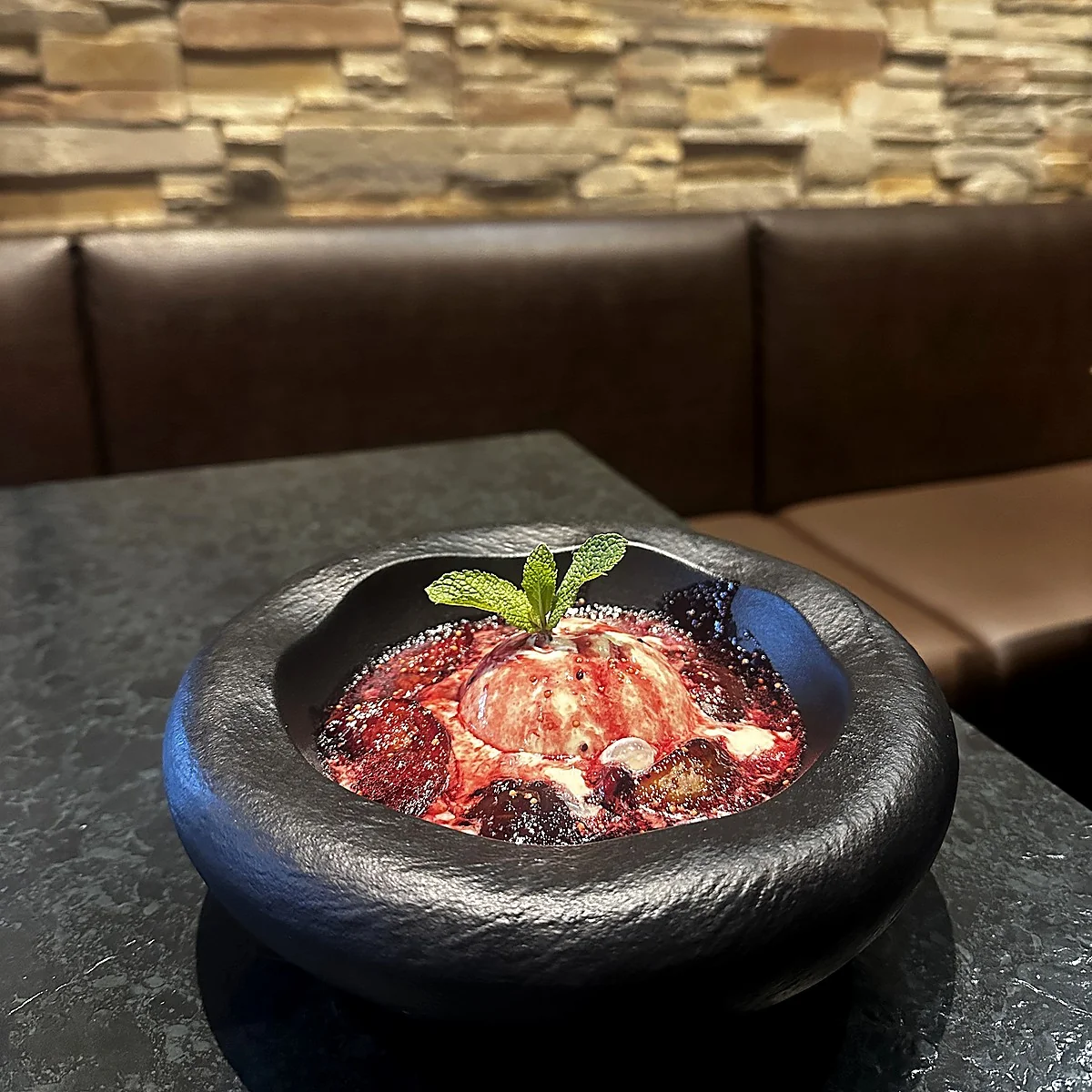 Warme Feigen Dessert Restaurant Irodion Rheinfelden